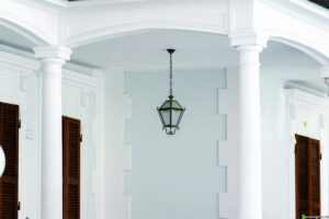 Why are porch ceilings painted blue