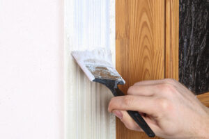 How to paint a wooden front door